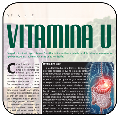 Vitaminas de A a Z: Vitamina U