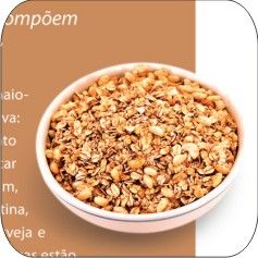 Que ingredientes compõem a Ração Humana?