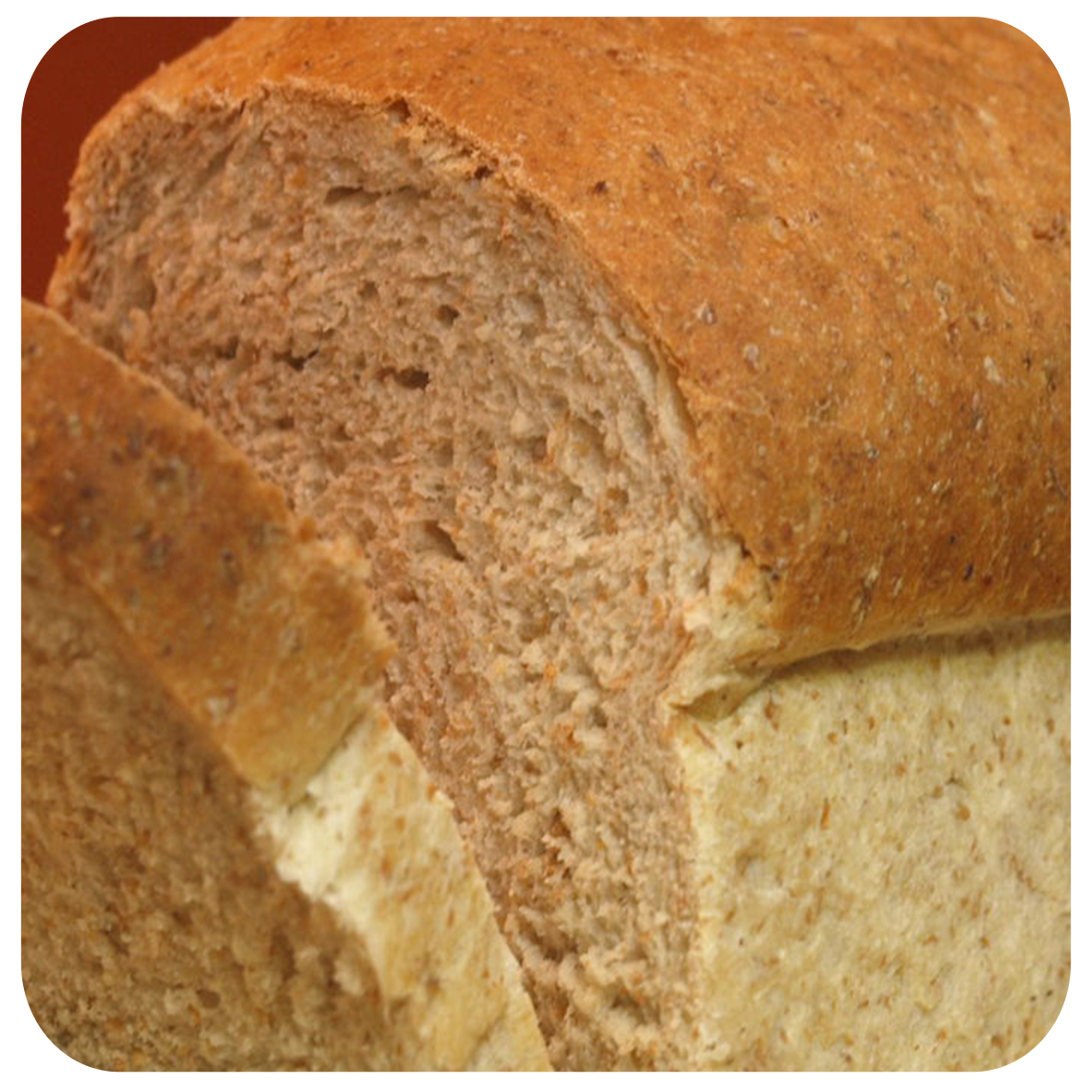 Pão integral para melhorar o bem-estar