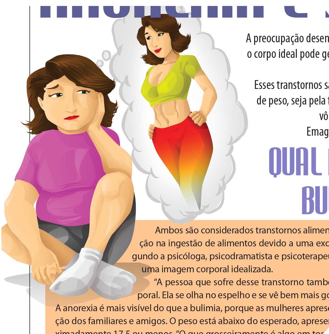 Entenda tudo sobre: Anorexia e Bulimia