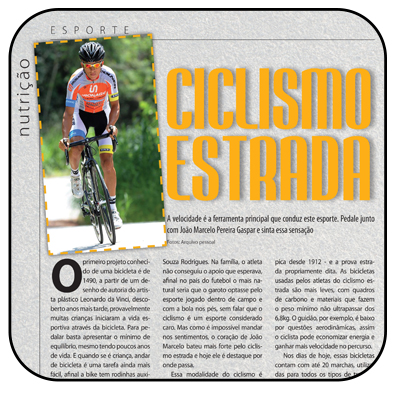Nutrição e Esporte: Ciclismo estrada com João Marcelo Gaspar