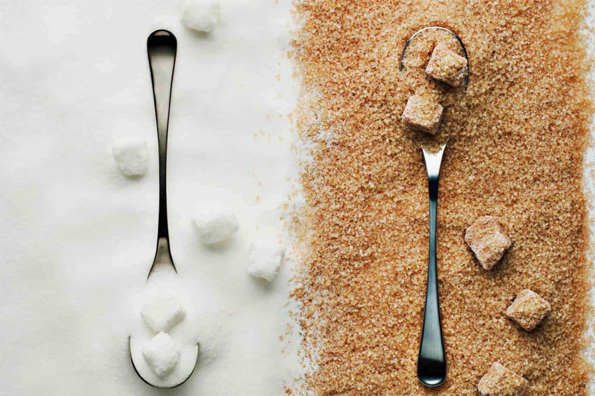A sua opção é: açúcar mascavo ou refinado?