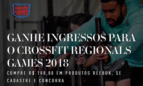 Reebok lança  promoção para etapa Regional do CrossFit Games