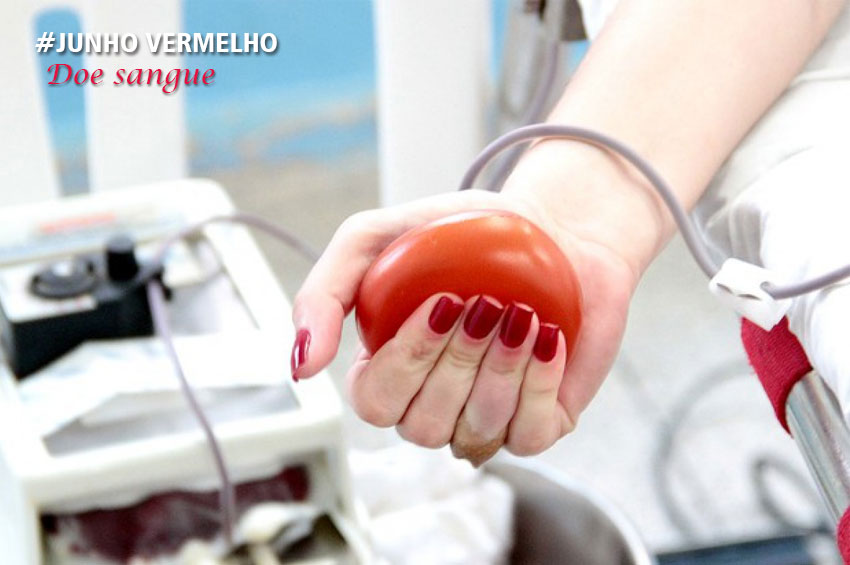 Junho vermelho alerta sobre a importância da doação de sangue