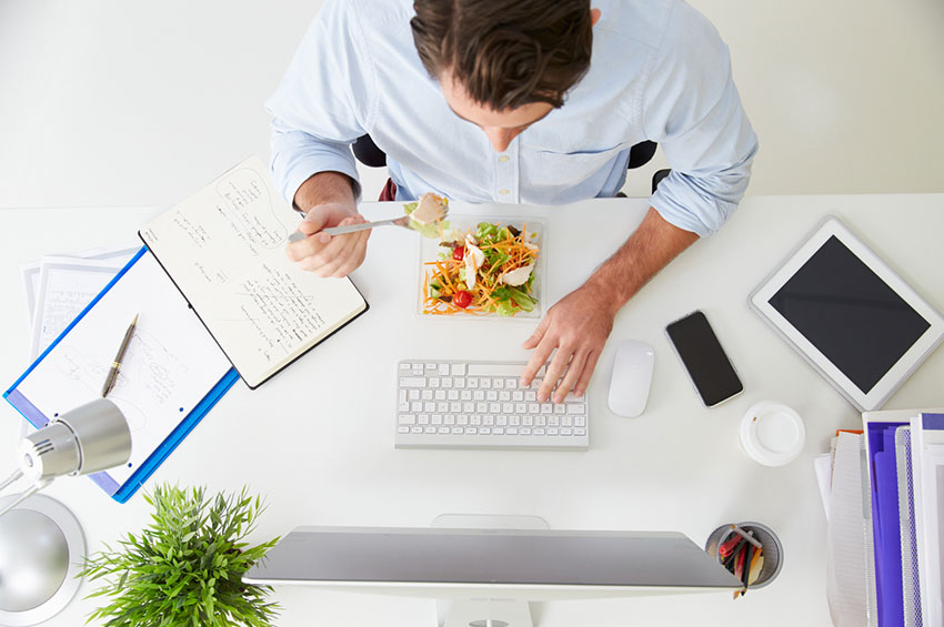 Alimentação saudável no trabalho