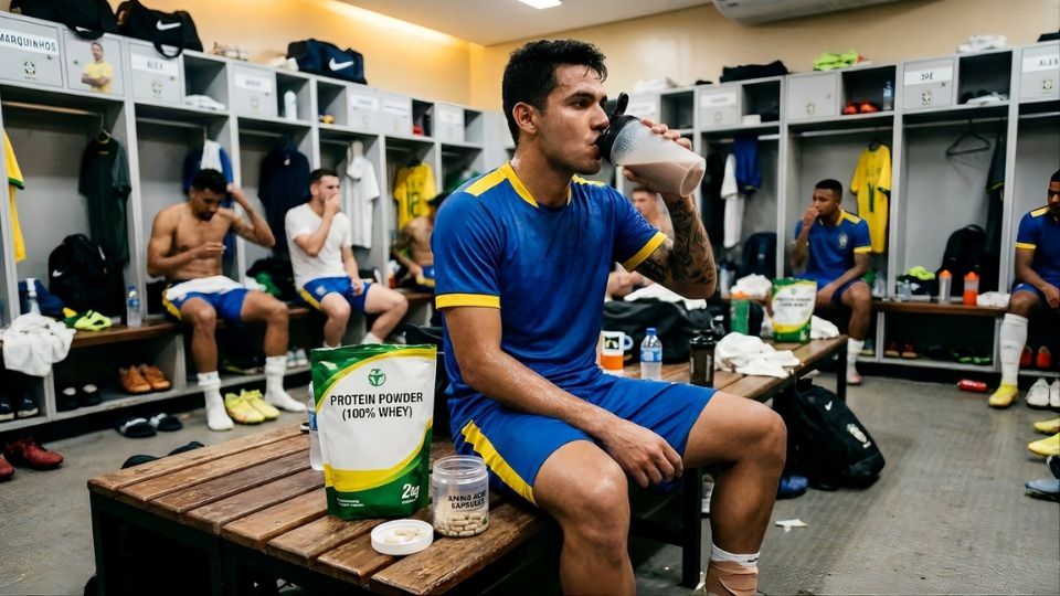 Desempenho no futebol: os suplemento que fazem parte da estratégia dos jogadores
